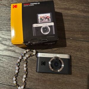 Kodak PIXPRO C1 Digital Camera - Black and Silver